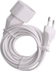 Q-Link-Verlängerungskabel – Euro – h03vvh2-f – 2 x 0,75 mm² – weiß – 5 m