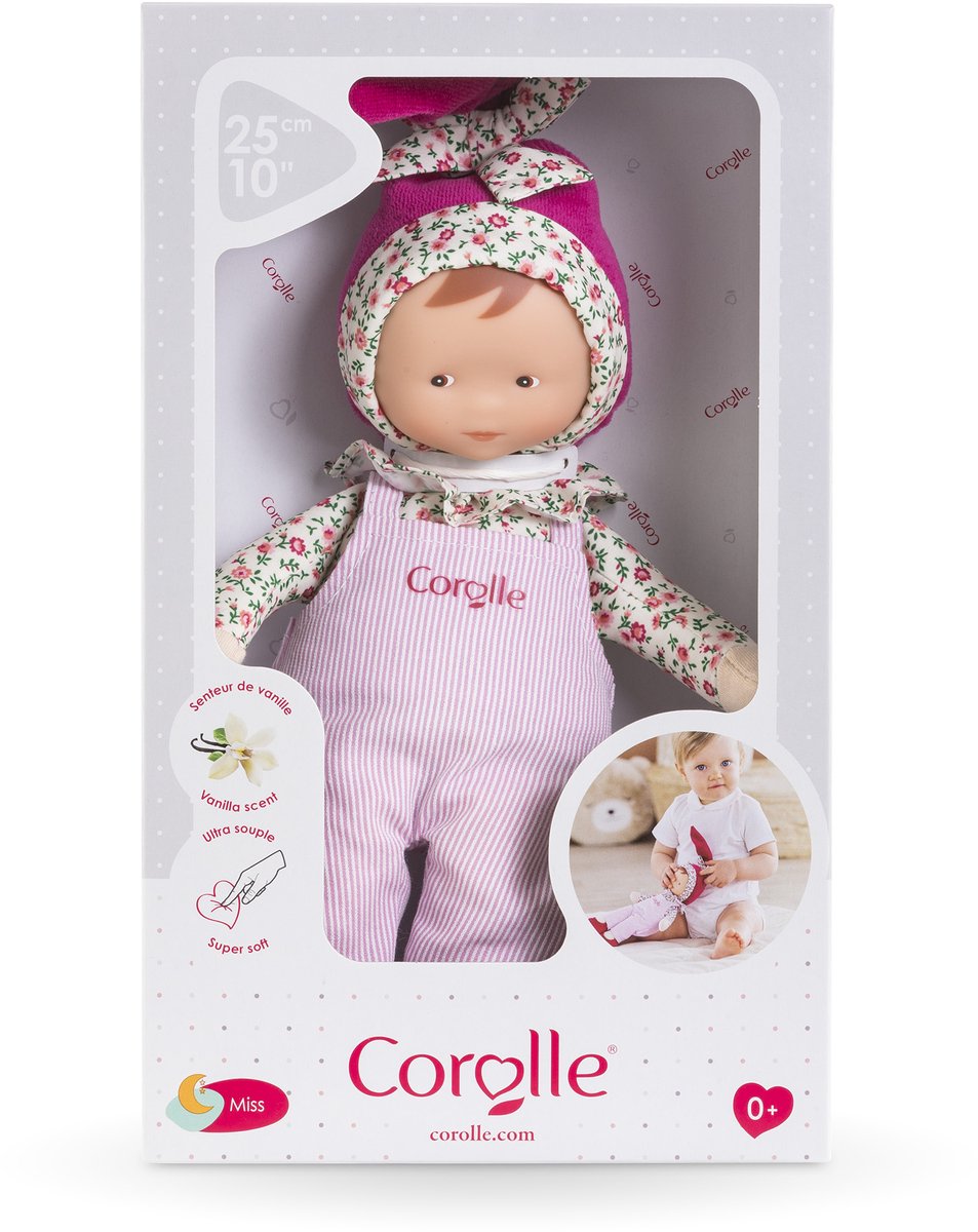 Corolle Mon Doudou Miss Chic Rose Grenadine Babypuppe – 25 cm