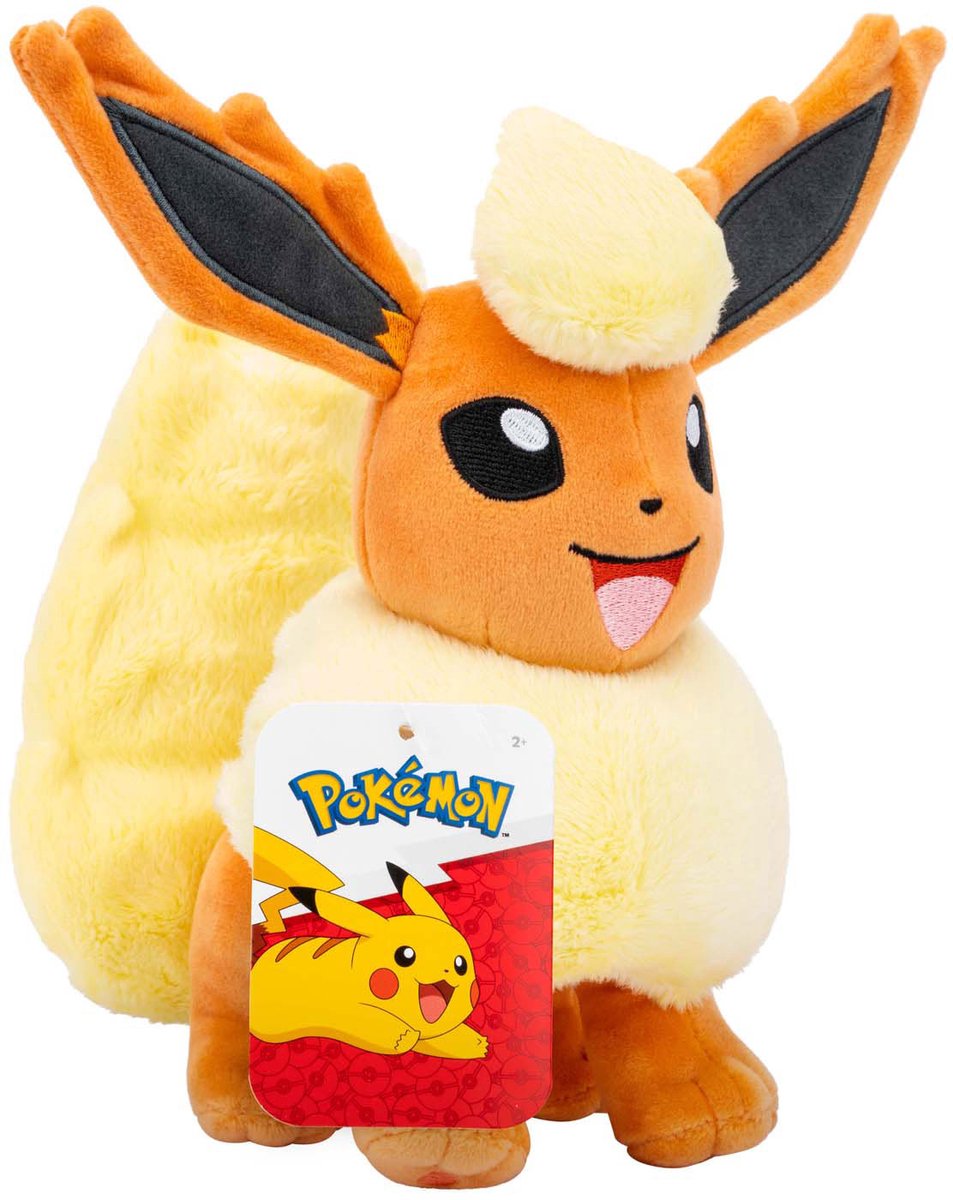 Jazwares Pokémon Kuscheltier Plüsch Flareon – 20 cm