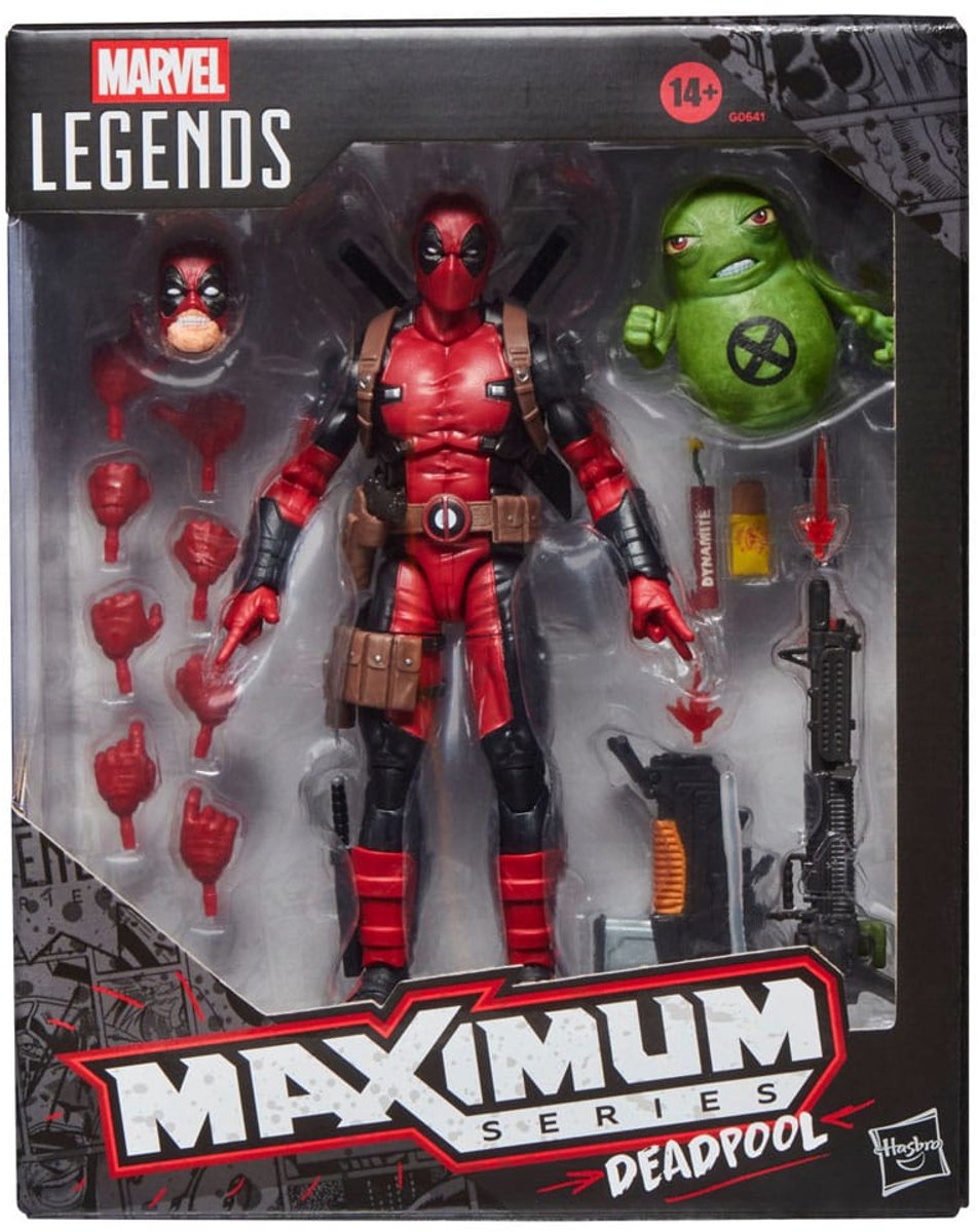 Hasbro Marvel Legends Maximum Series Actionfigur Deadpool 15 cm Actionfigur