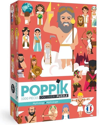Poppik-Puzzle - Griechische Mythologie - 1000 Teile - ab 7 Jahren - 462 x 326 mm - lehrreich