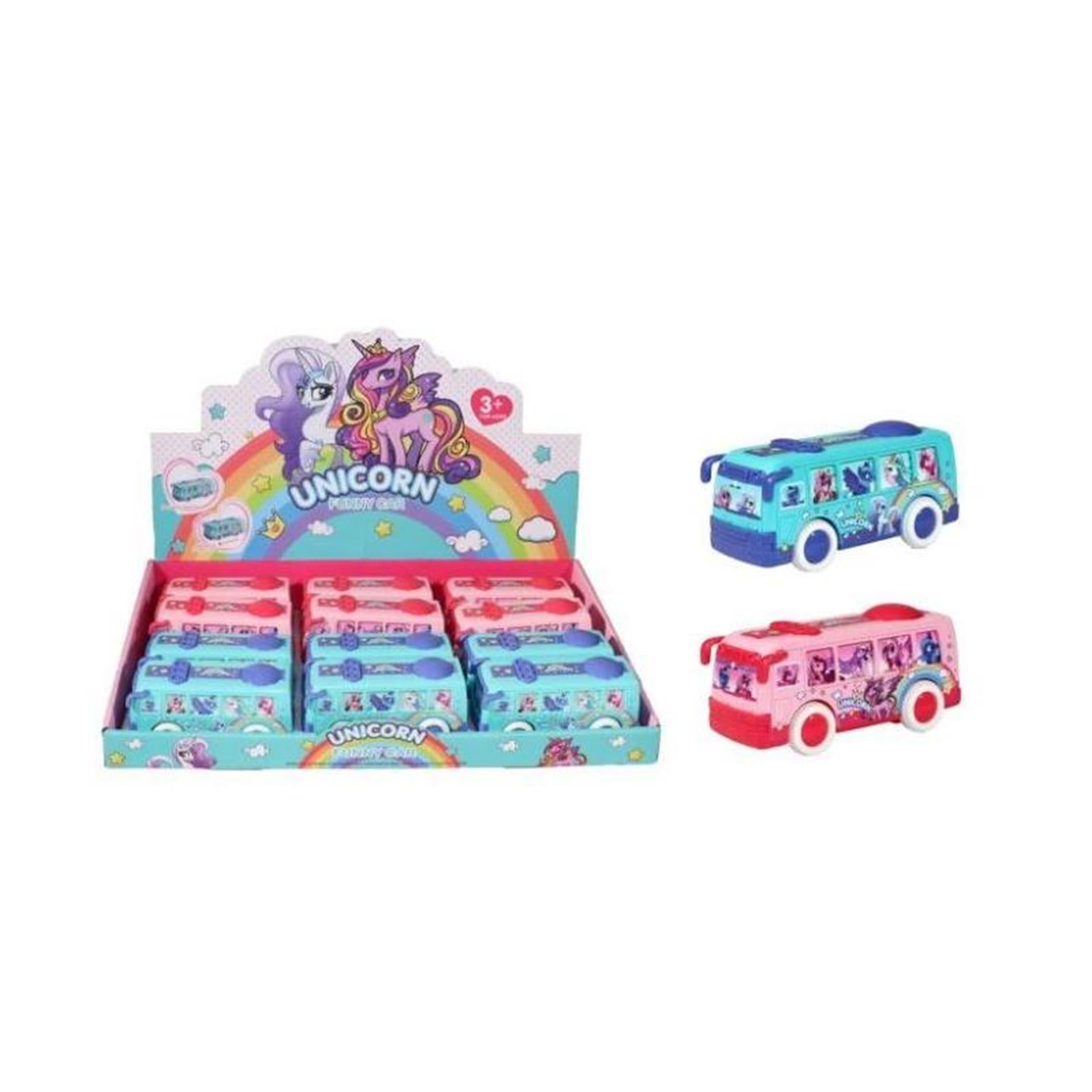 Bus Einhorn Reibung 12cm