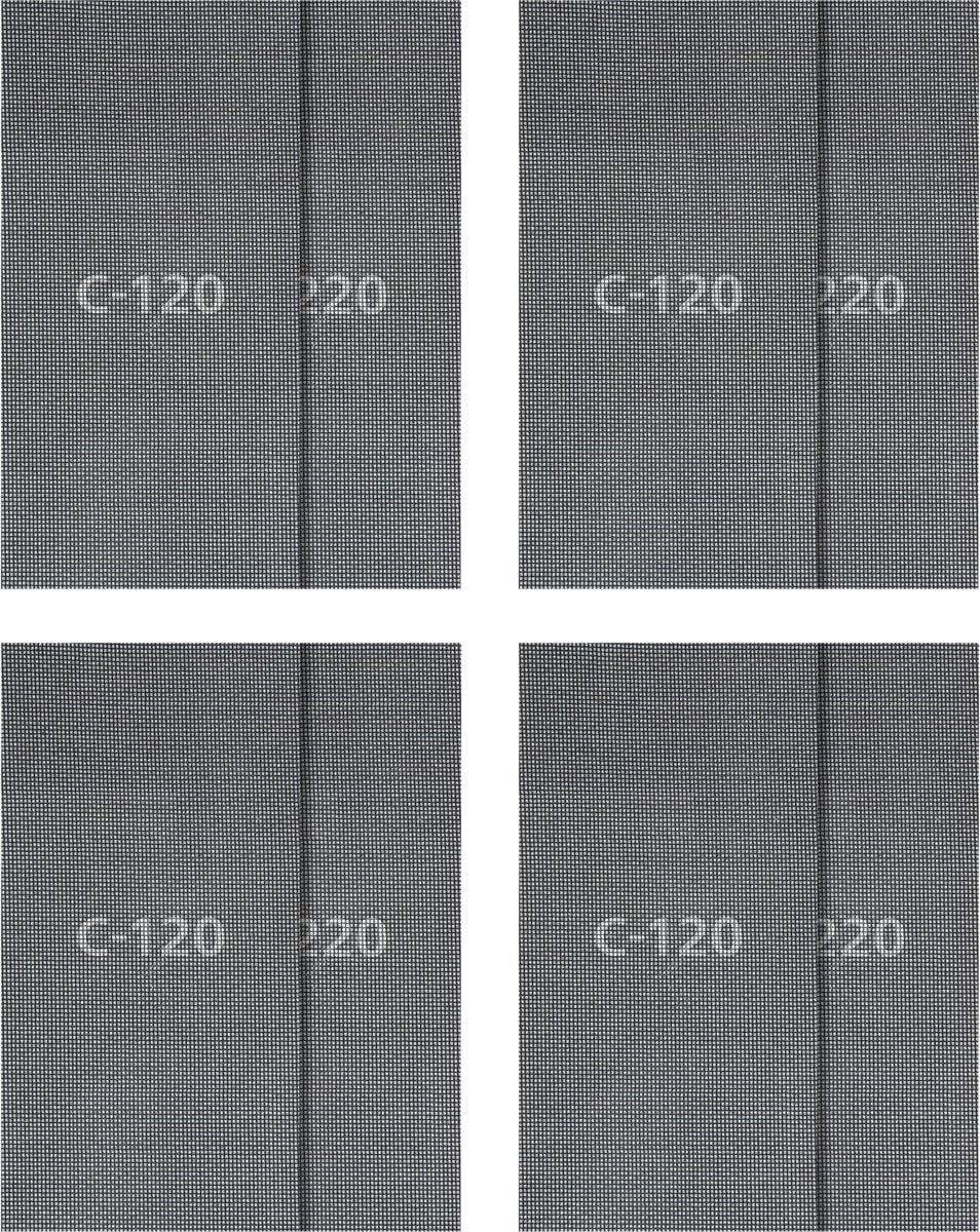 Wolfcraft – 16-teiliges Schleifgitter-Set für Gipskarton – 115 x 280 mm – Körnung 120 + 220 – 8644000