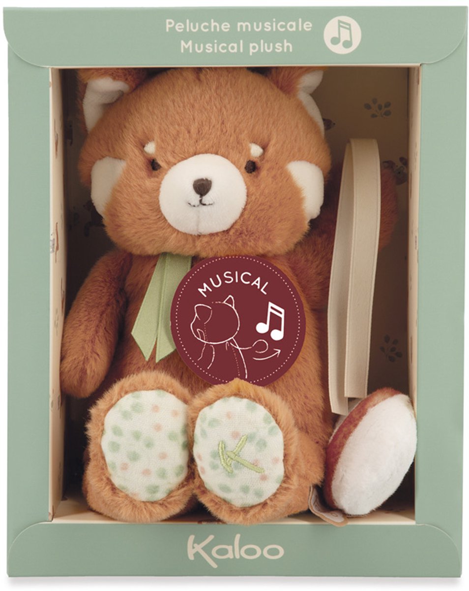 Kaloo Petit Songe – Kuscheltier mit roter Panda-Musik