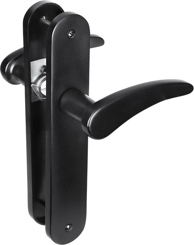 Impresso Philly Hocker mit Schild ovaler Blindschraube Aluminium schwarz