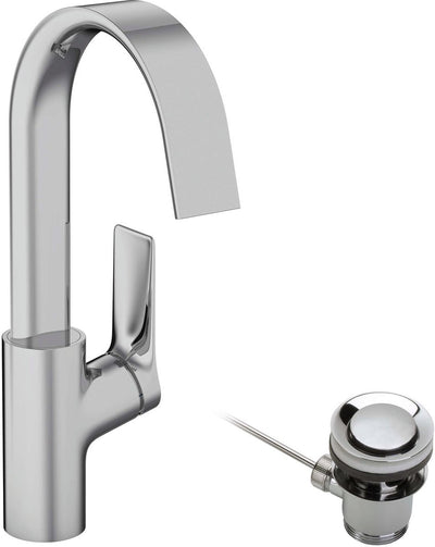 Hansgrohe Vivinis Einhebel-Waschtischmischer 210 mit schwenkbarem Auslauf und ausziehbarem Ablaufgarnitur chrom