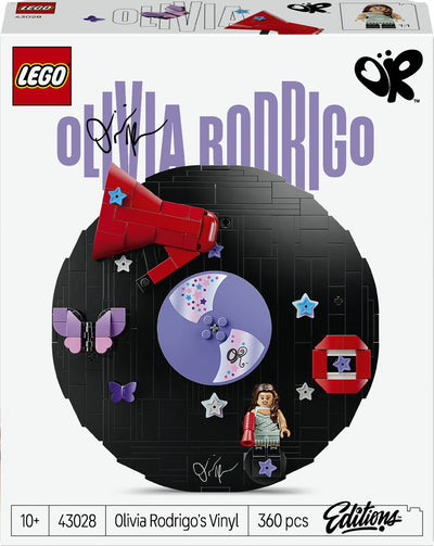Lego Editions Olivia Rodrigos Schallplattenbausatz für Kinder – 43028