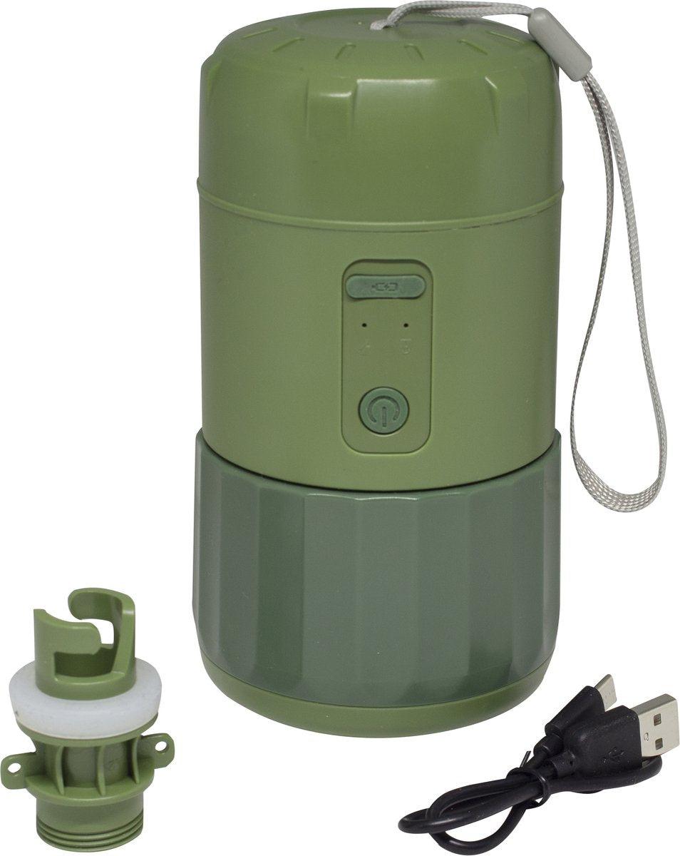 Eurotrail – Kompressorpumpe wiederaufladbar – 12 psi – grün