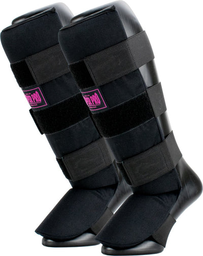 Super Pro Combat Gear Schienbeinschutz Savior Schwarz Pink Extra Extra Klein