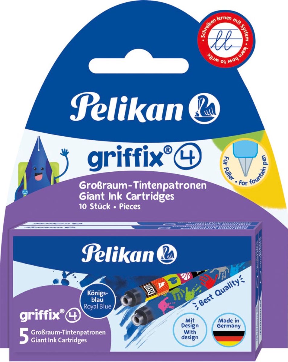 Pelikan - Griffix Blue Tintenpatrone im Blister