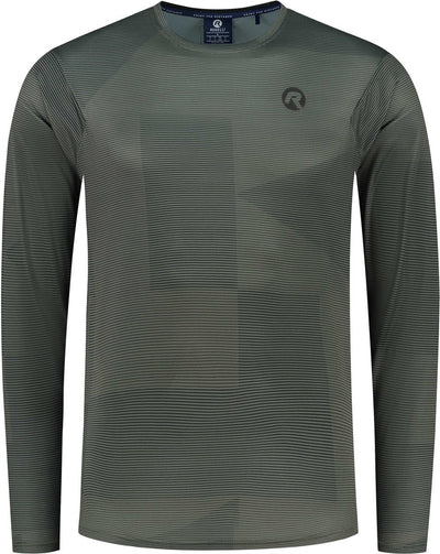 Rogelli advntr core MTB-Shirt Herren – lange Ärmel – grün schwarz