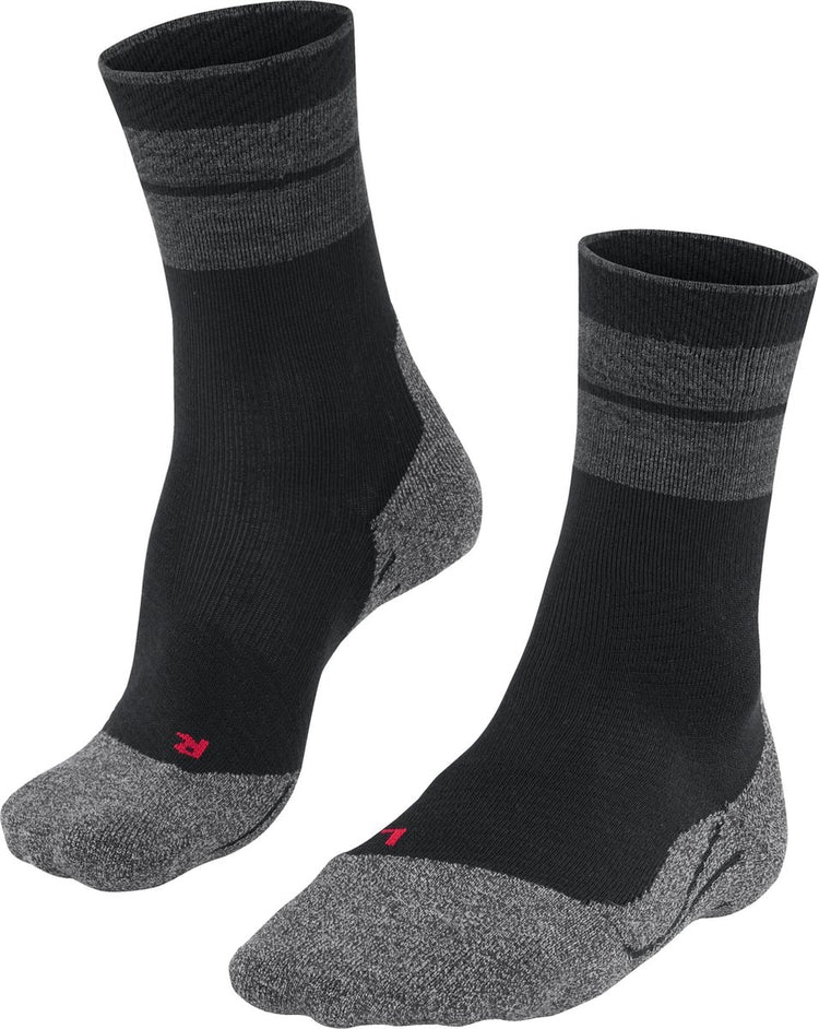 Falke TK Stabilisierende Anti-Blasen Wandersocken aus dickem Woll-Funktionsmaterial Herren Schwarz - Größe 44-45