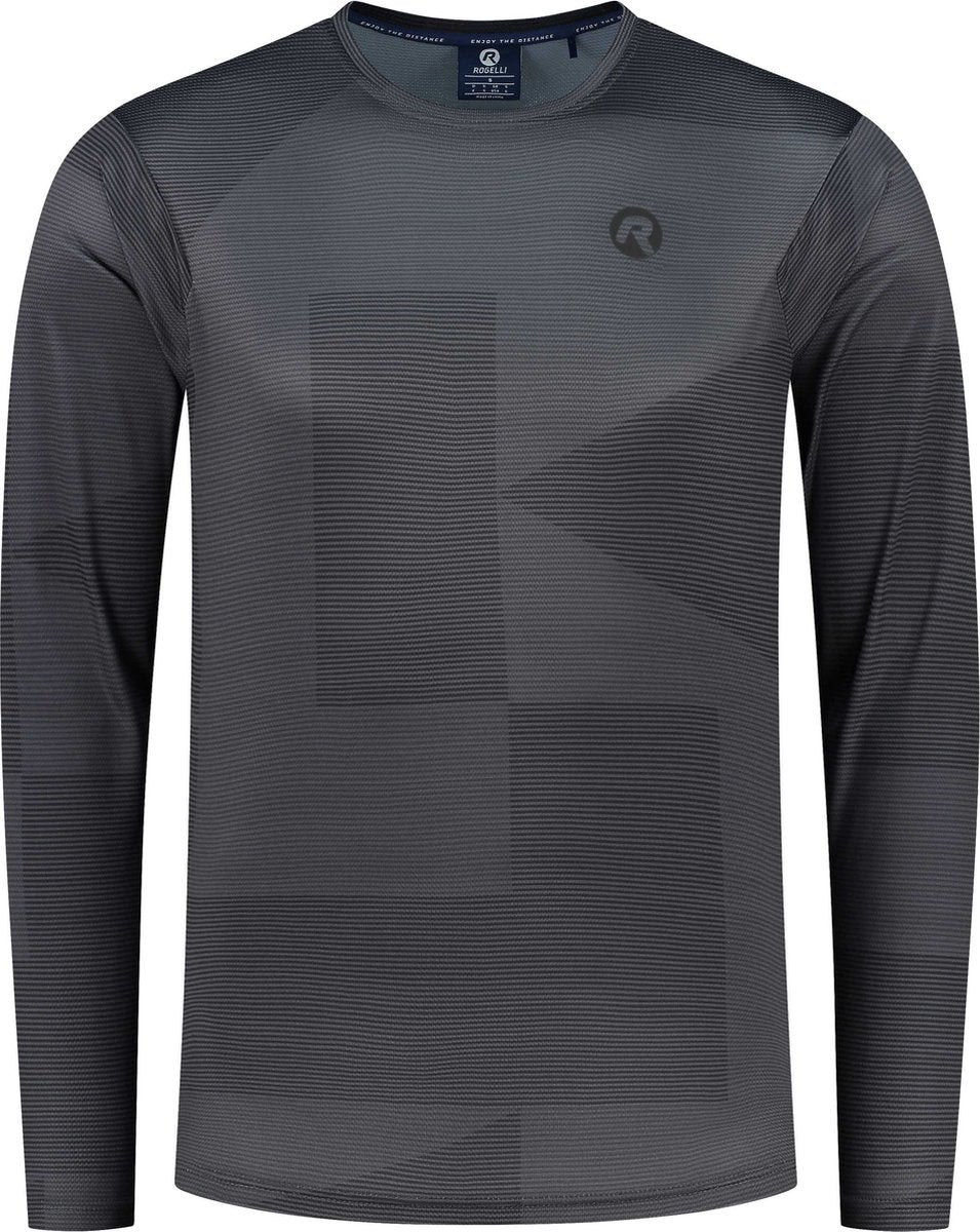 Rogelli Advntr Core MTB-Shirt Herren – lange Ärmel – Grau – Größe L