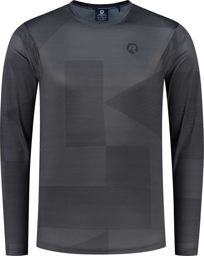 Rogelli Advntr Core MTB-Shirt Herren – lange Ärmel – Grau – Größe L