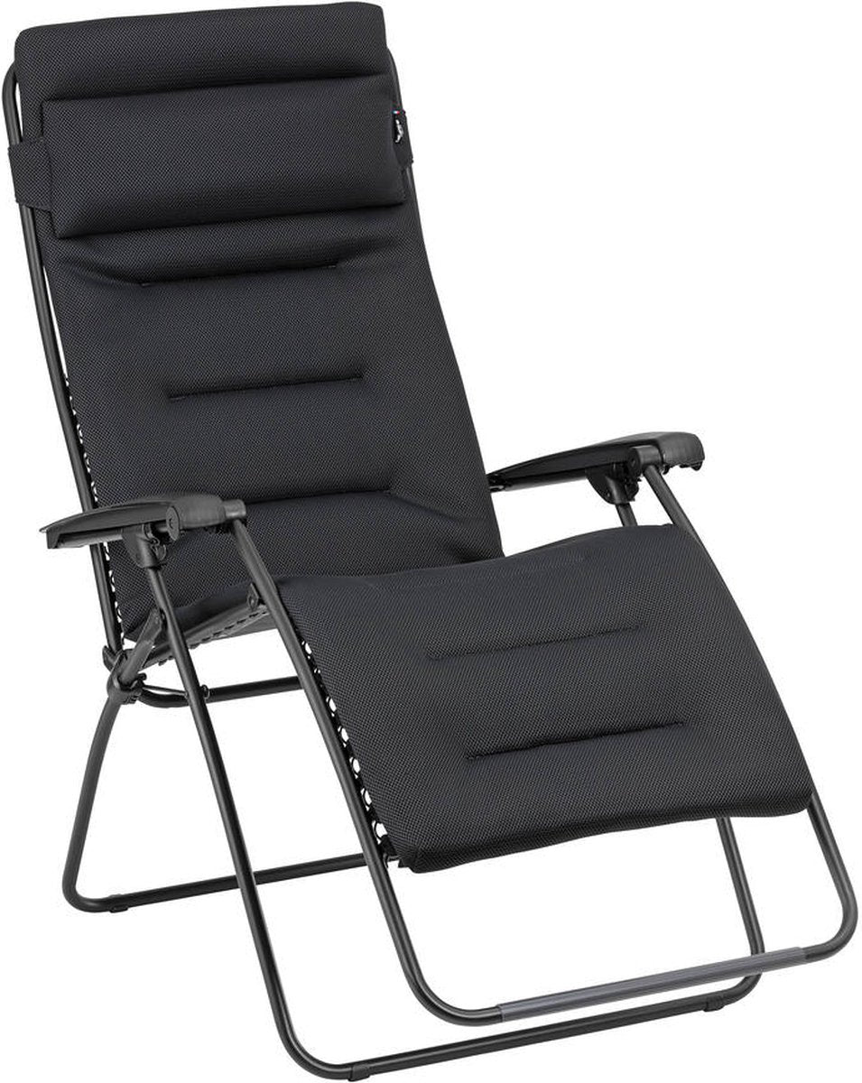 Lafuma RSX XL Clip Aircomfort – Entspannungssessel – verstellbar – faltbar – Schwerelosigkeit – Stahl