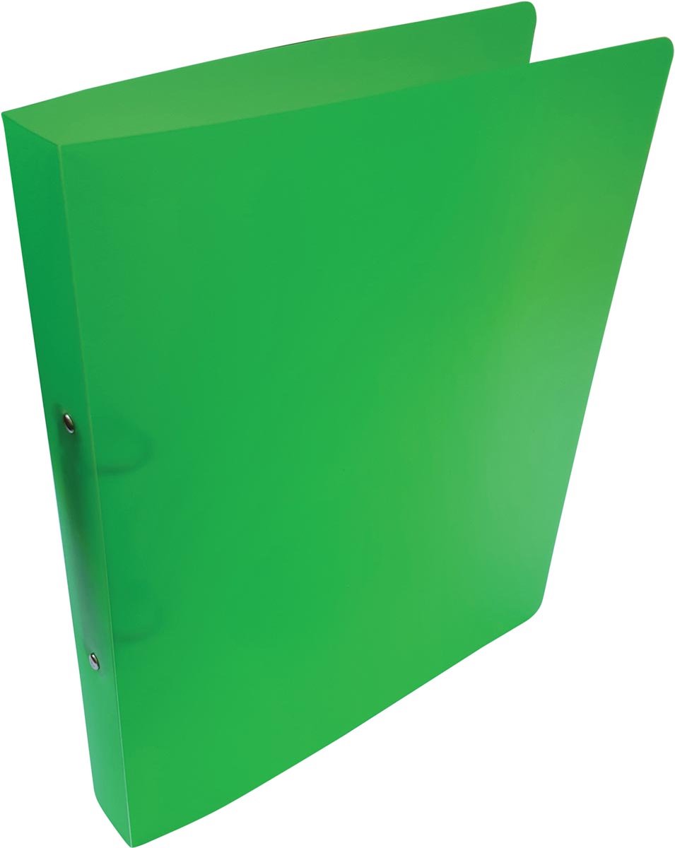 Alpha-Ringbinder, für ft A4, aus PP, 2 Ringe à 25 mm, transparent grün