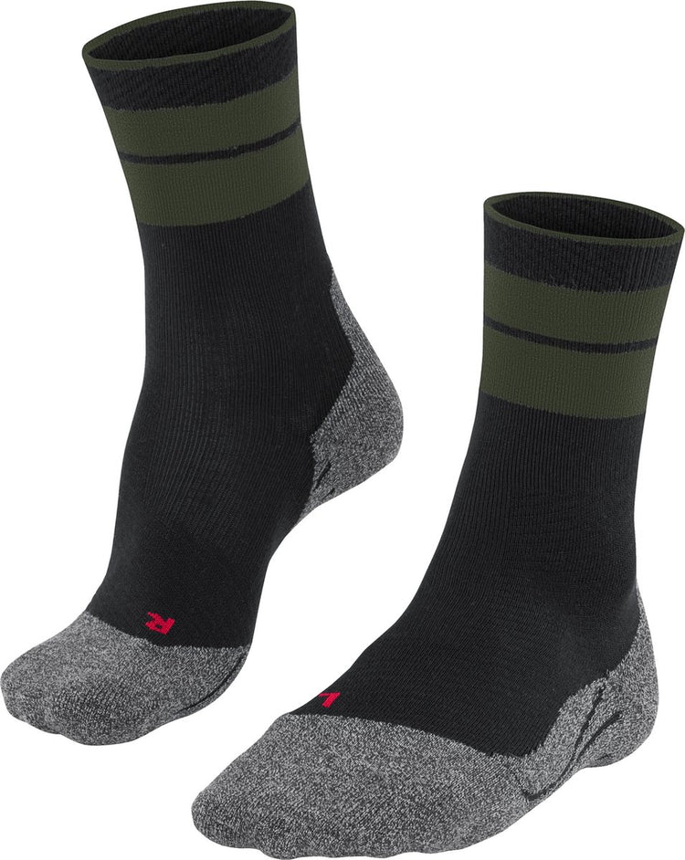 Falke TK Stabilisierende Anti-Blasen Wandersocken aus dickem Woll-Funktionsmaterial Herren Schwarz - Größe 46-48