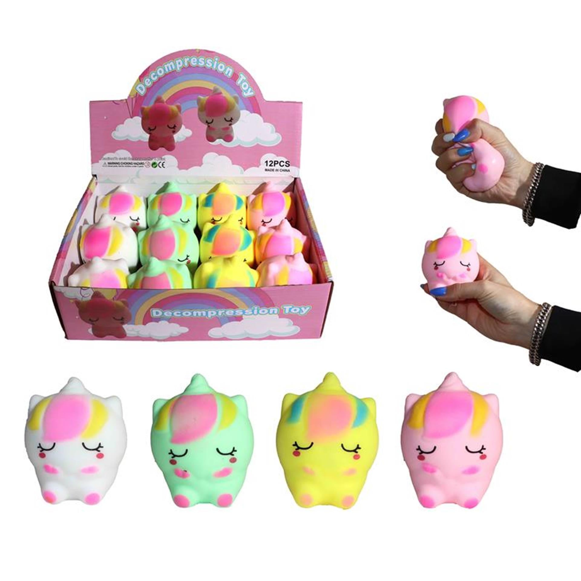 Squeeze Baby Einhorn 9cm mit Pulverfüllung
