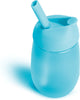 Munchkin-Strohbecher – auslaufsicherer Trinkbecher – einfache Reinigung – leicht zu reinigen – spülmaschinenfest – Trinkbecher für Baby und Kind – 296 ml – blau