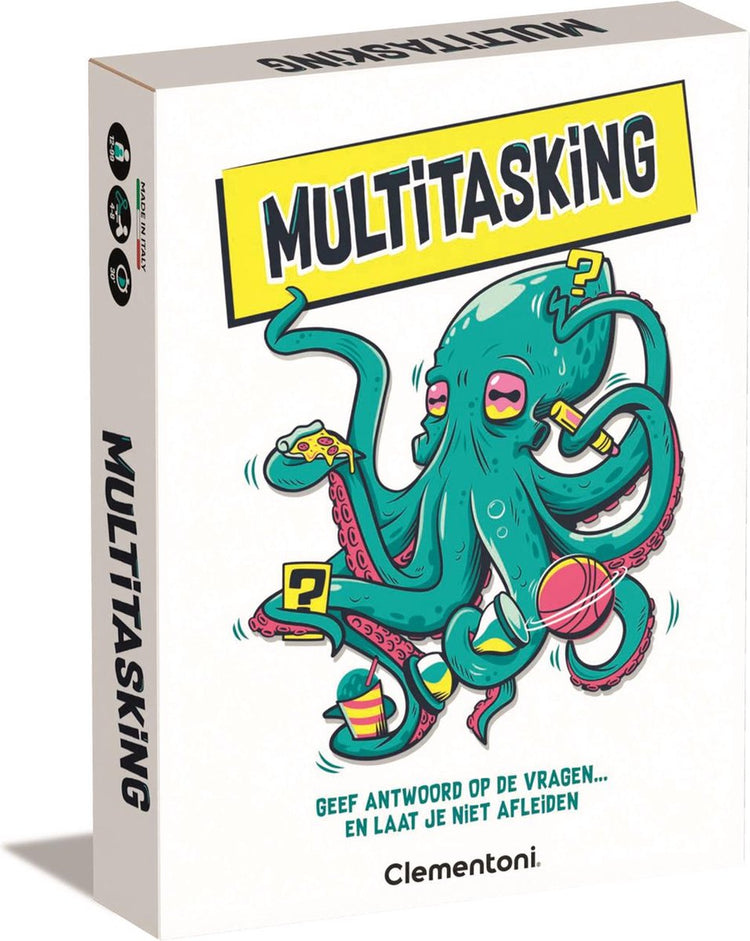 Clementoni - Multitasking - Brettspiel - Kartenspiel - Familienspiel - kleines Geschenk - ab 12 Jahren