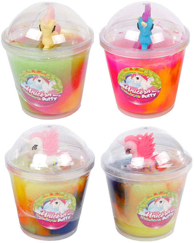 Einhorn Regenbogenspachtel mit Figur.