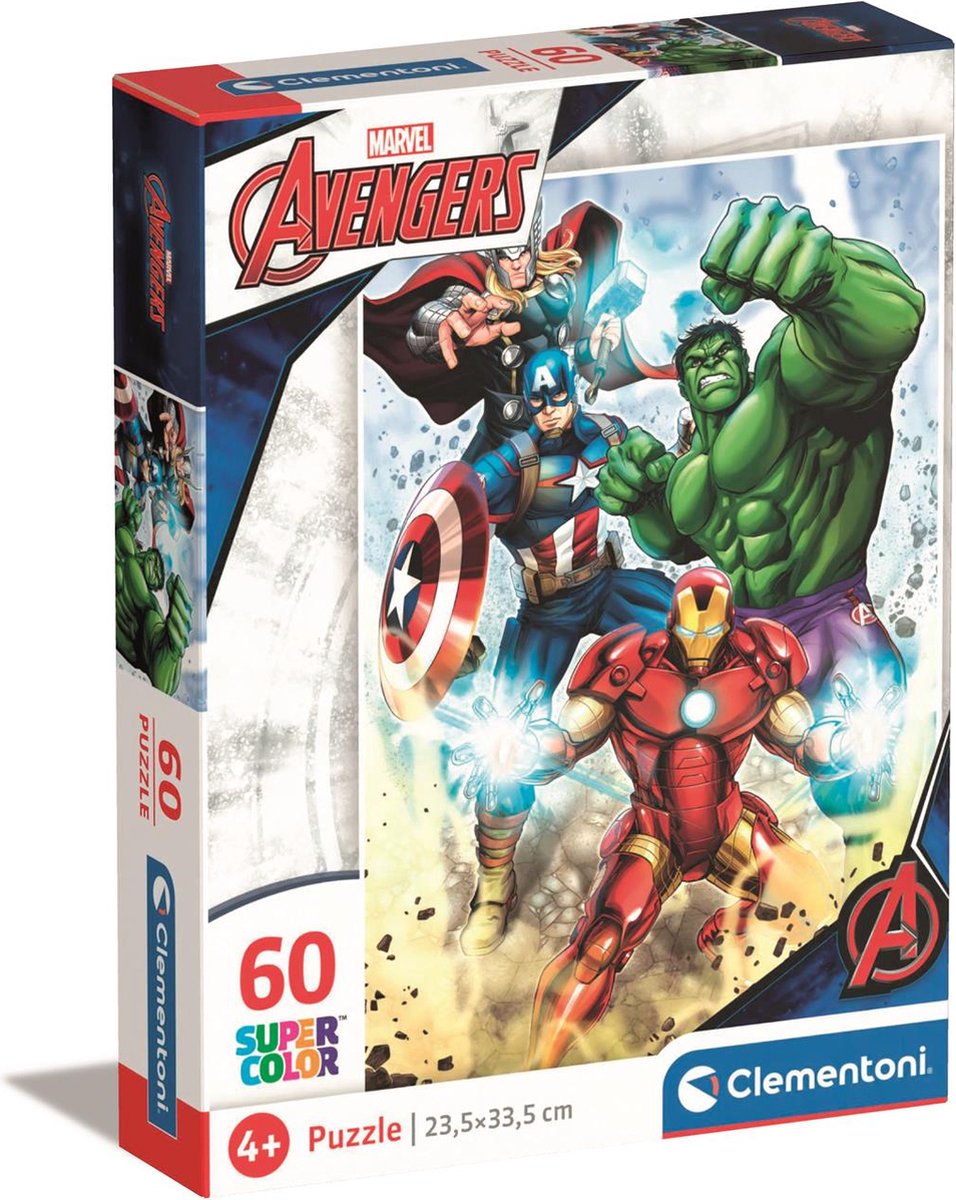 Clementoni Jigsaw Puzzle Super Color Avengers, 60st.