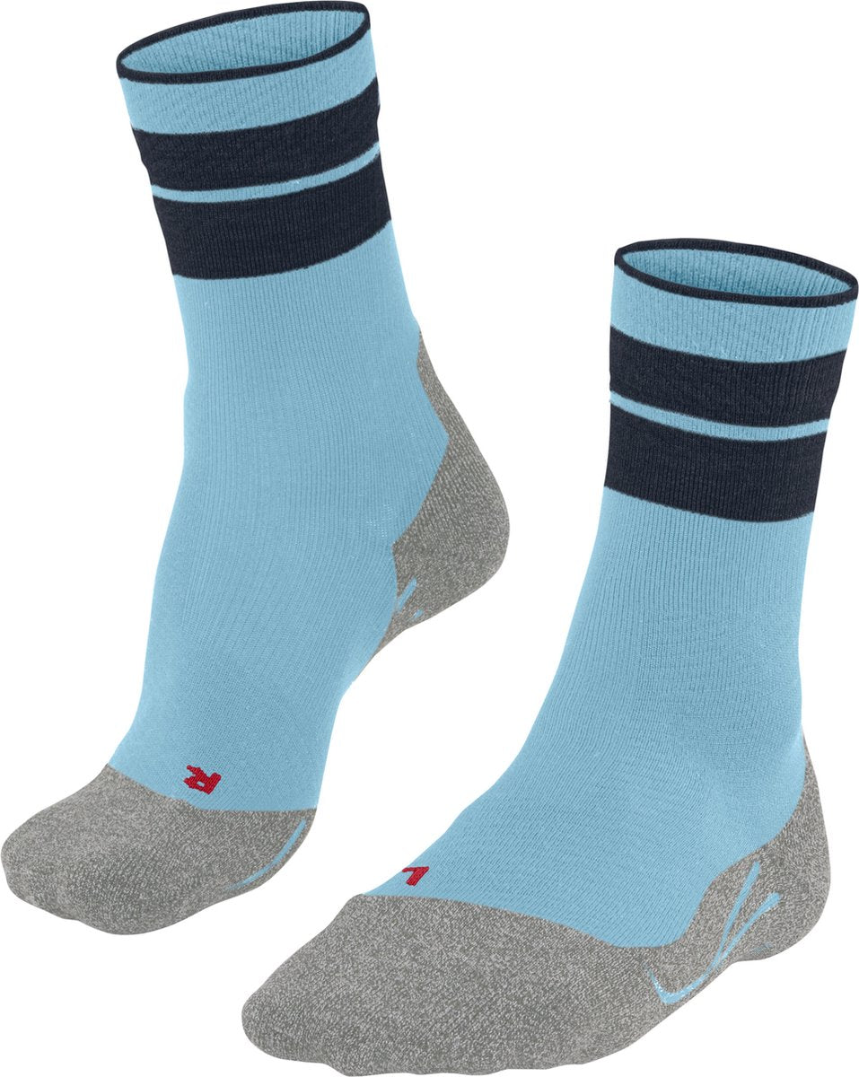 Falke TK Stabilisierende Anti-Blasen Wandersocken aus dickem Woll-Funktionsmaterial Damen Blau – Größe 39-40