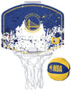 Wilson NBA – Golden State Warriors – Mini-Basketball-Set