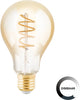 Eglo LED-Lampe – E27 – ø 7,5 cm – A75 – Bernstein – 2000 K – dimmbar