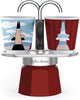 Bialetti Mini Express Magrite – Set mit 2 Tassen