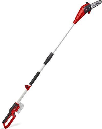 Einhell Akku-Teleskop-Kettensäge GC-LC 18 20 Li T Solo – Power X-Change – 18 V Li-Ion – Schwertlänge: 25 cm – Schnittgeschwindigkeit: 5,5 m Sek. – exkl. Akku und Ladegerät