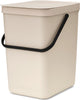 Brabantia Sort Go Abfallbehälter – 25 l – sanftes Beige