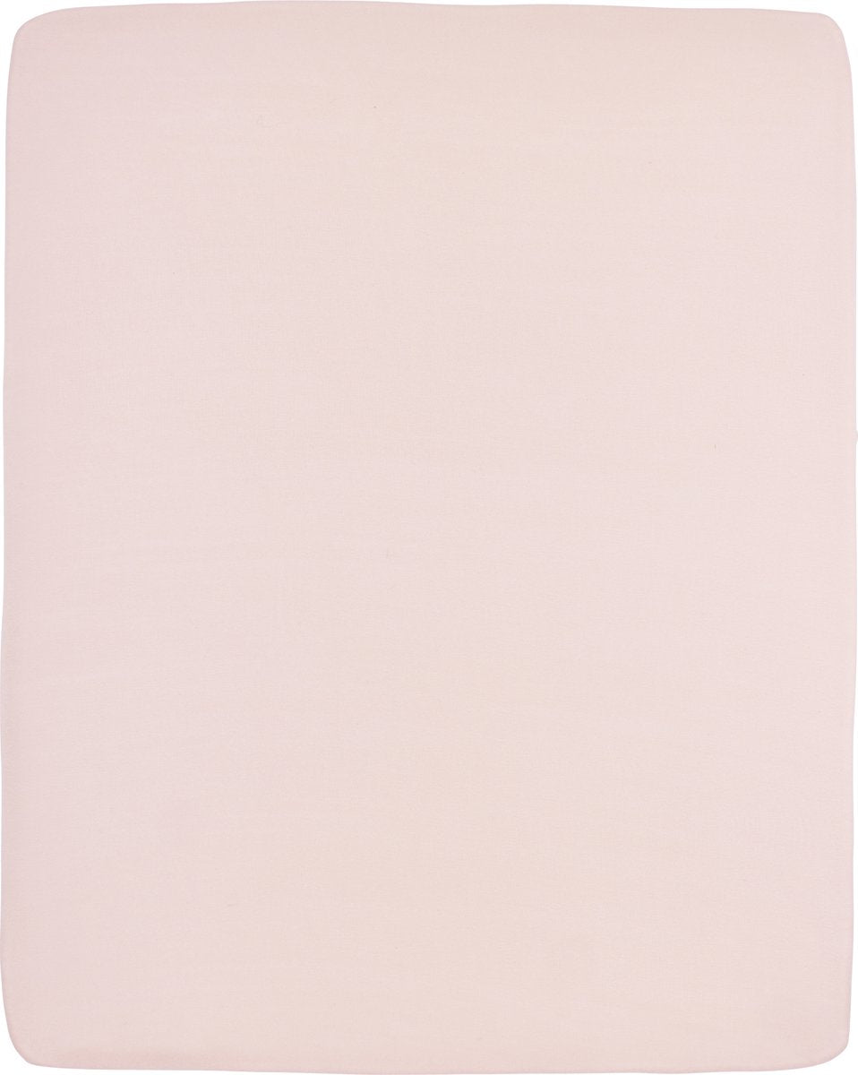 Meyco Baby Uni Spannbettlaken-Laufgittermatratze – zartrosa – 75 x 95 cm
