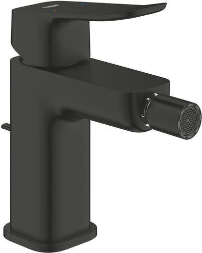 Grohe Dice Bidetarmatur – wassersparend – inklusive Ablaufgarnitur – mattschwarz