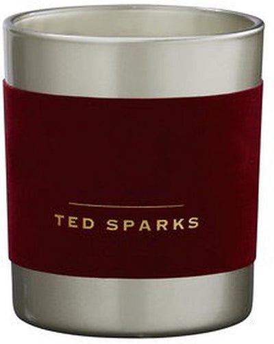 Ted Sparks – Halbduftkerze – 60 Brennstunden – 1 Docht – Luxusverpackung – Holzmoschus