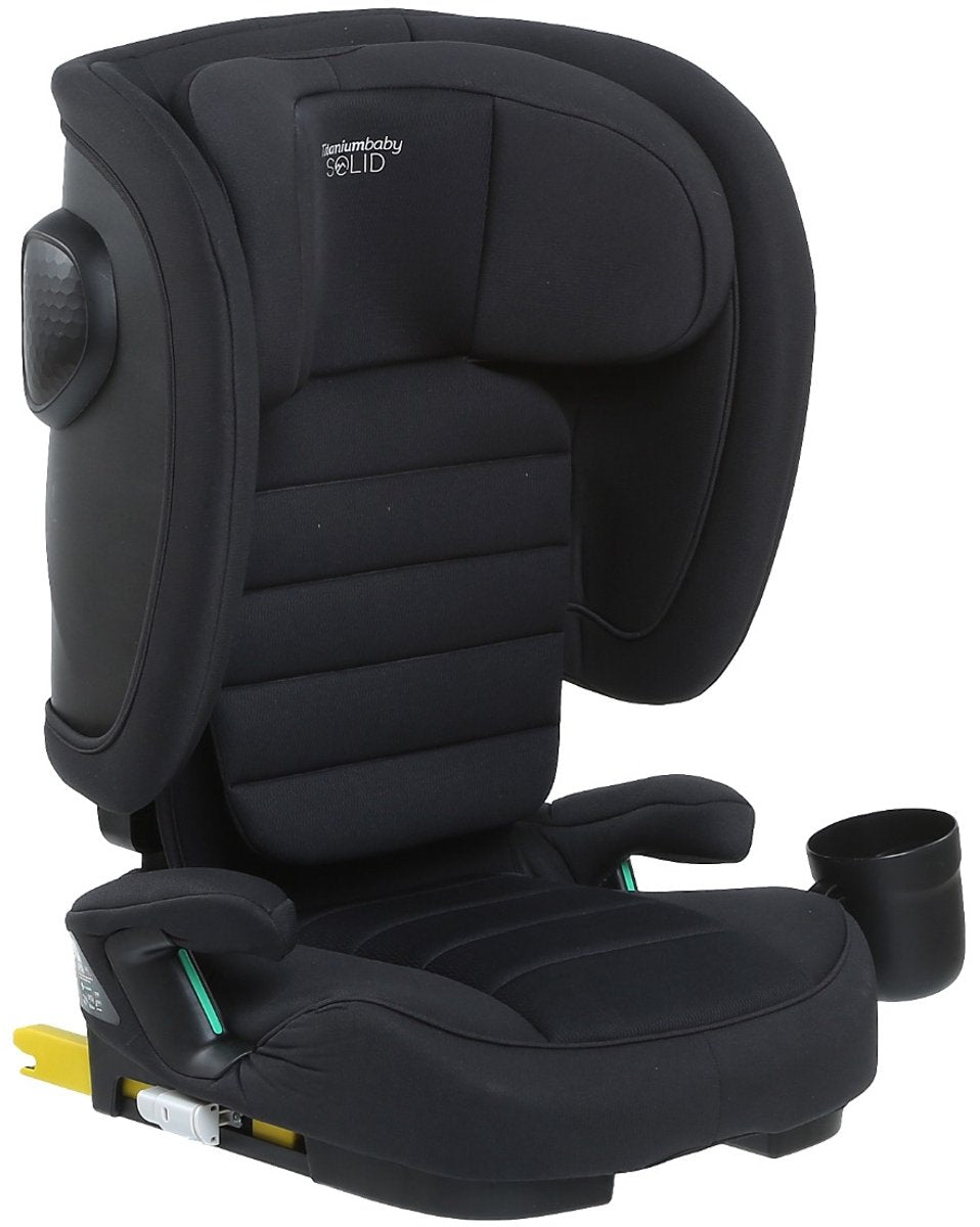 Titanium Baby Titanium Babyschale Solid Liam Schwarz 100-150 cm Isofix
