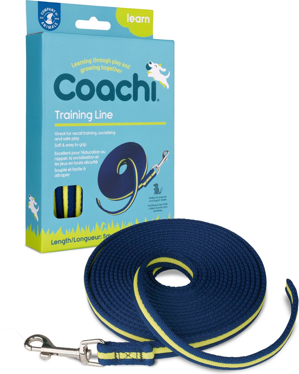 Company of Animals Coachi-Trainingsleine, Marineblau, 5 m