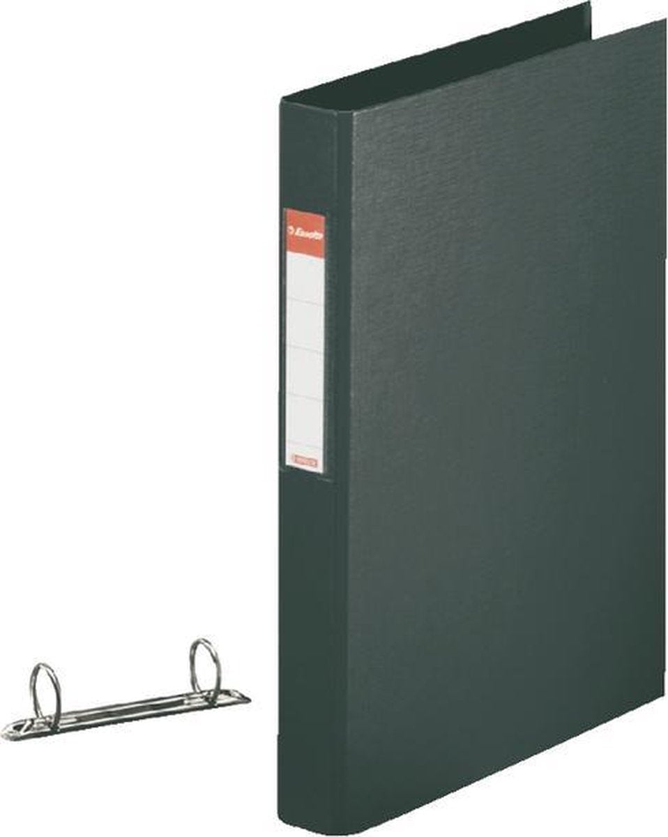 Esselte Ringbuch 2-Ringe mit 25mm O-Ring schwarz