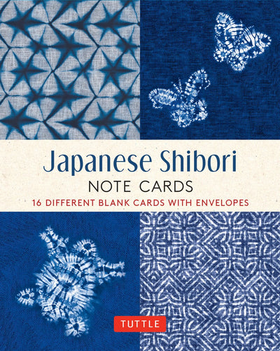 Japanisches Shibori, 16 Notizkarten