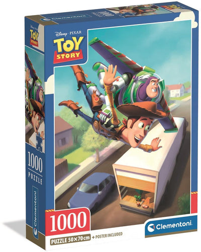 Clementoni-Puzzle Disney Toy Story – Puzzle 1000 Teile – Puzzle – Puzzles und Puzzles für Erwachsene