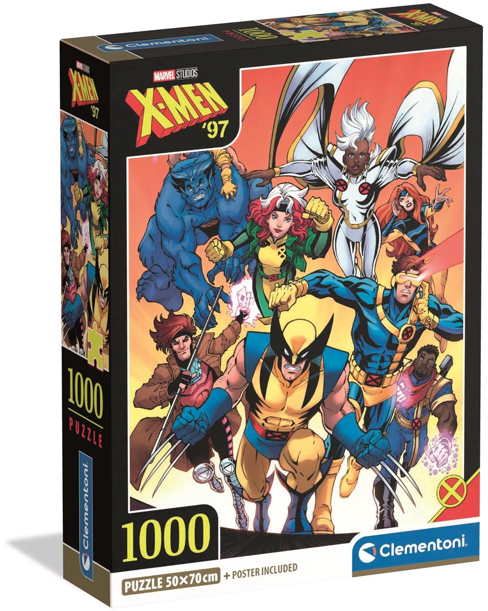 Clementoni – Puzzle – 1000 Teile – Marvel X-Men Kompaktbox