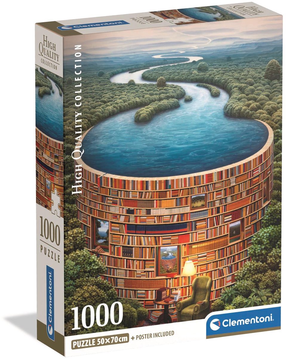 Clementoni Jigsaw Puzzle Library, 1000st.