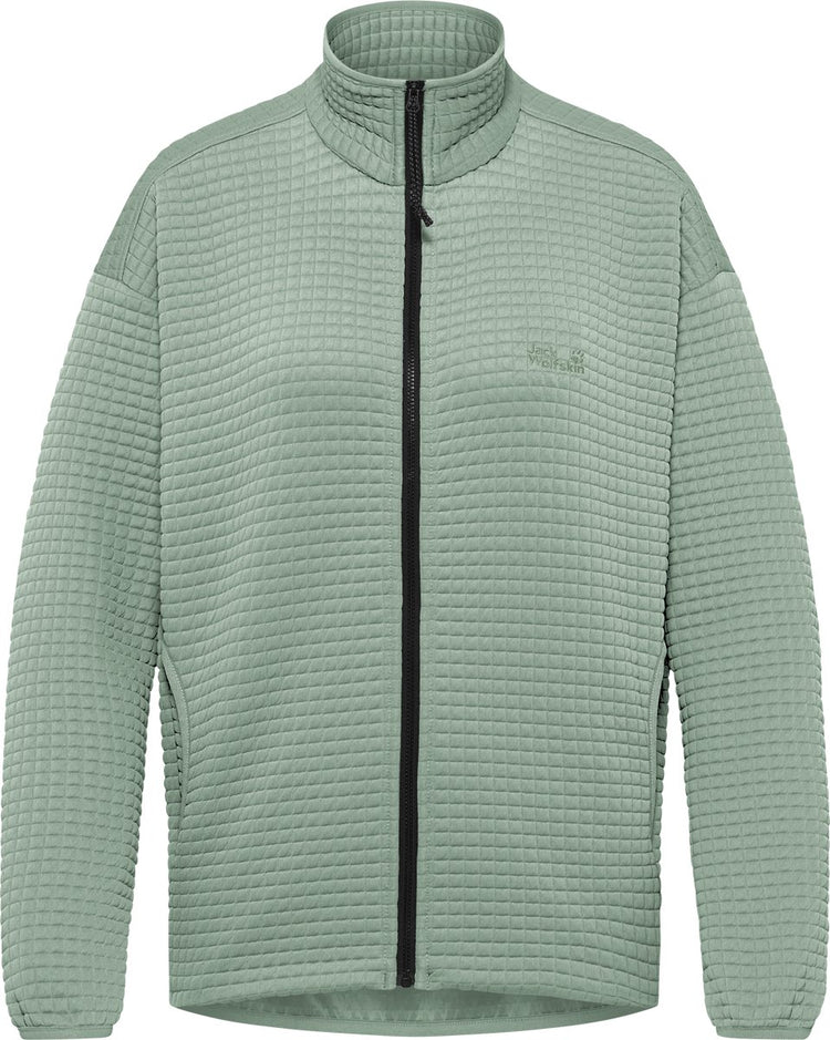 Jack Wolfskin Mogari FZ W Damen Outdoorjacke – grünes Zinnia