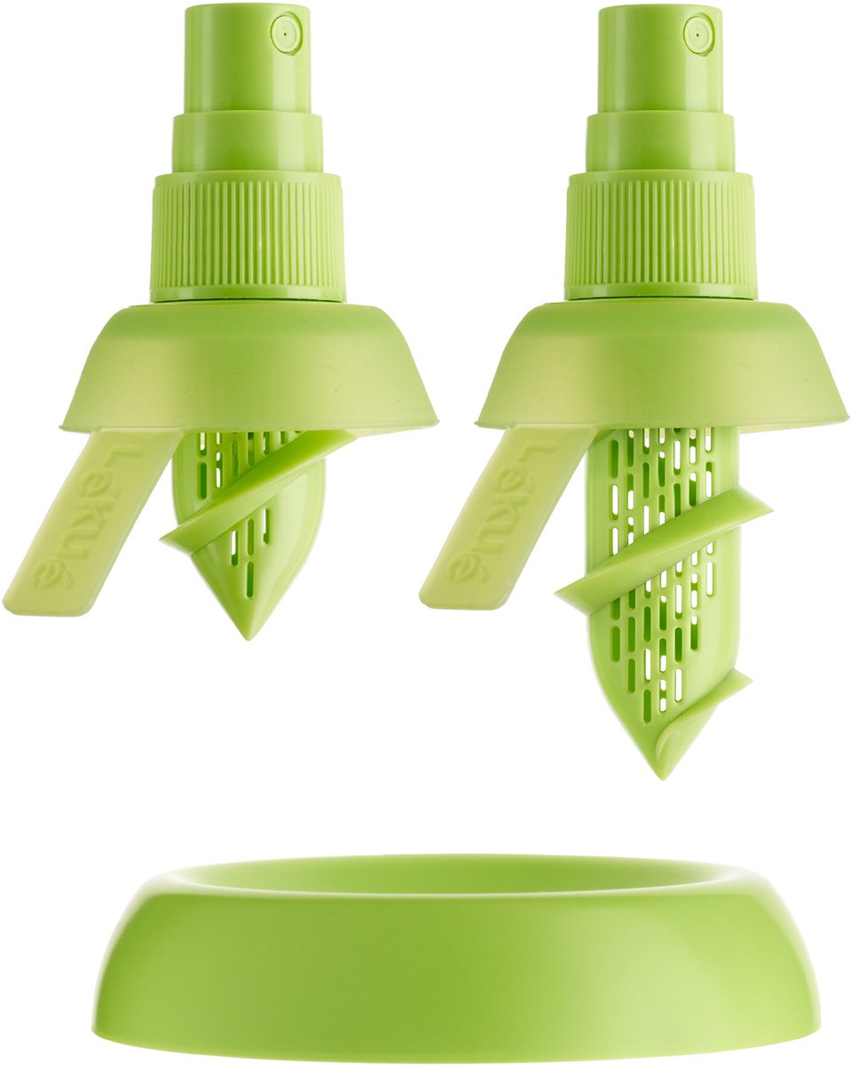 Lékué Zitrusspray – 2er-Set – grün