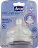 Chicco – 2 Stück Schnuller, Step-up, ab 6 m, schneller Durchfluss