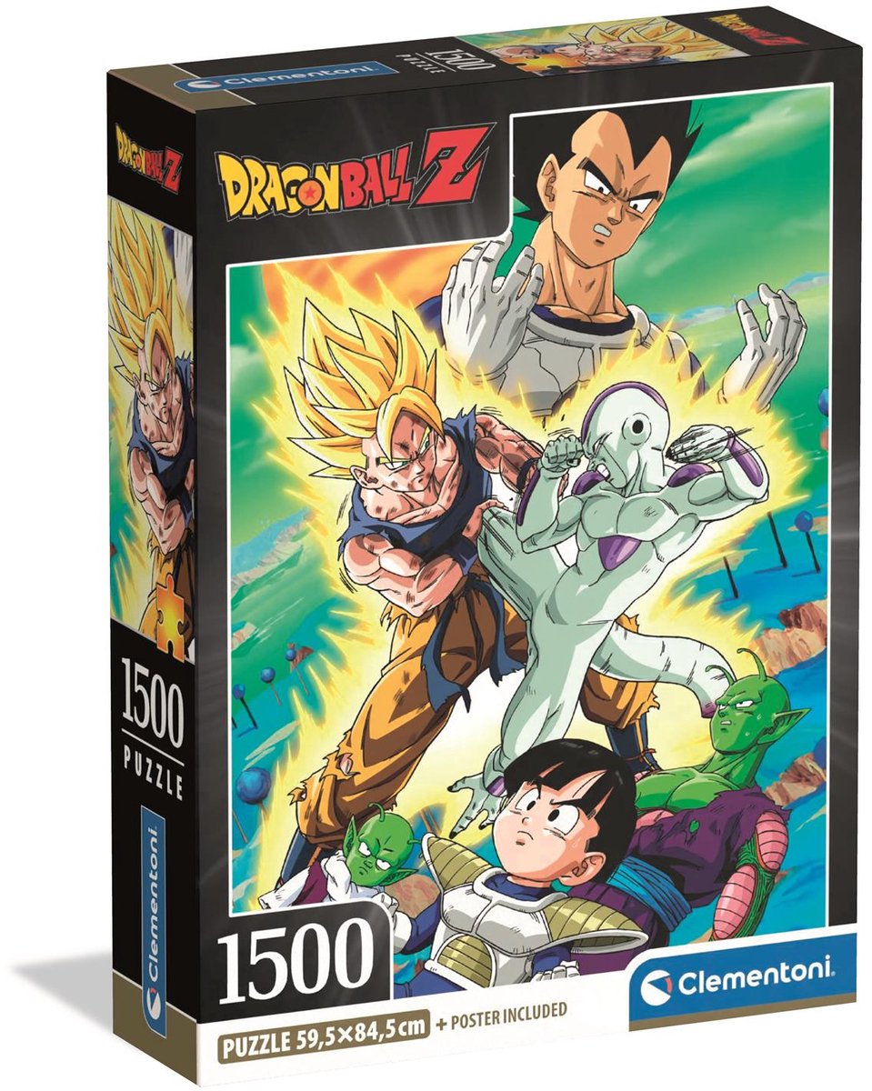 Clementoni – Puzzle – 1500 Teile – Dragonball Z Compact