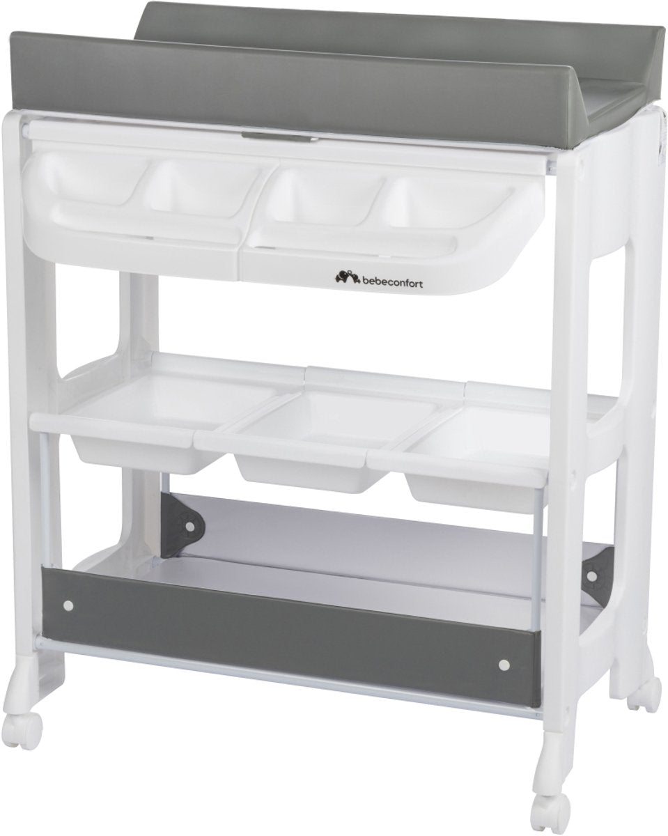 Bebeconfort Rosie 2-in-1 Bade- und Wickelkommode – Mineralgrau