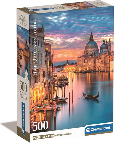 Clementoni – Puzzle – 500 Teile – Venedig – Puzzle für Erwachsene – hochwertige Sammlung