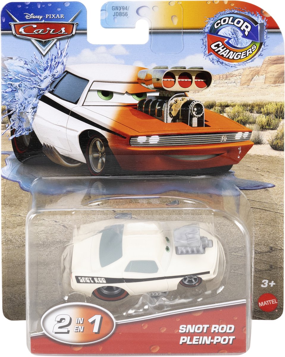 Disney Pixar Cars Disney und Pixar Cars Farbwechsler Rotzstab-Tuner, Auto, 3 Jahre, Metall, Kunststoff, mehrfarbig