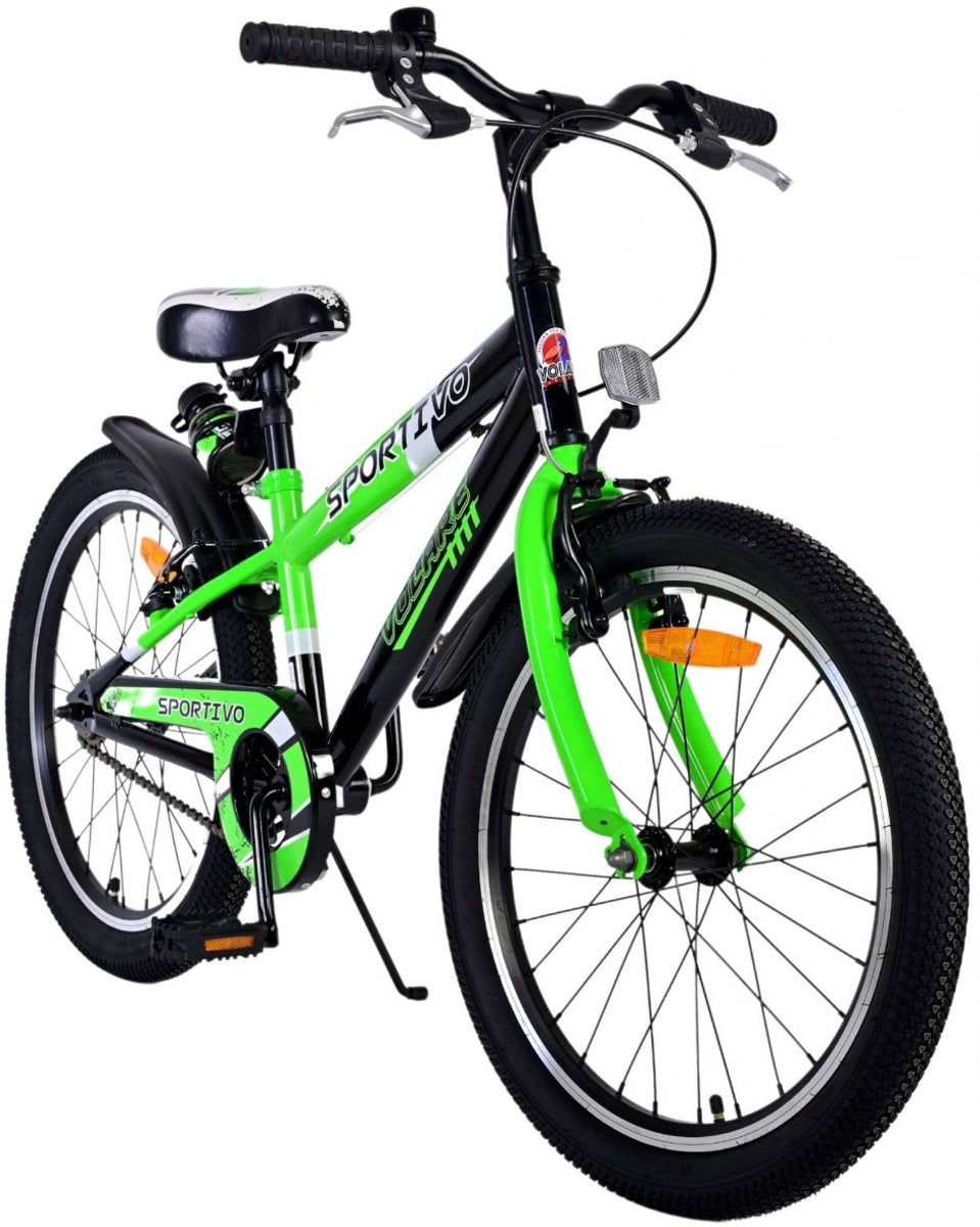Volare Sportivo Kinderrad - Jungen - 20 Zoll - Grün - Zwei Handbremsen
